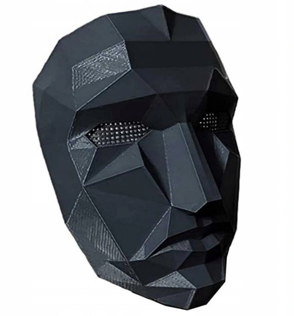 Squid Game Leader Mask Lifesize 3D print model_4
