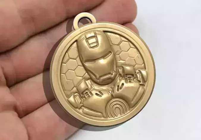 IRON MAN PENDANT M02 3D print model