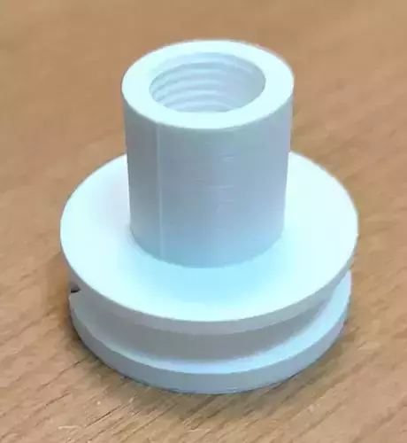 Adjustable bathroom sink stopper plug 3D print model