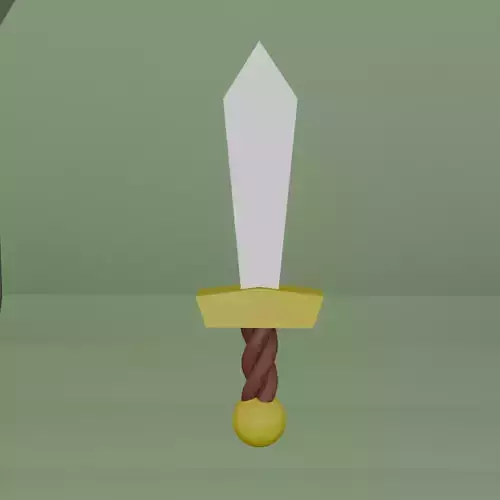 3D Modeling Sword - Low Poly