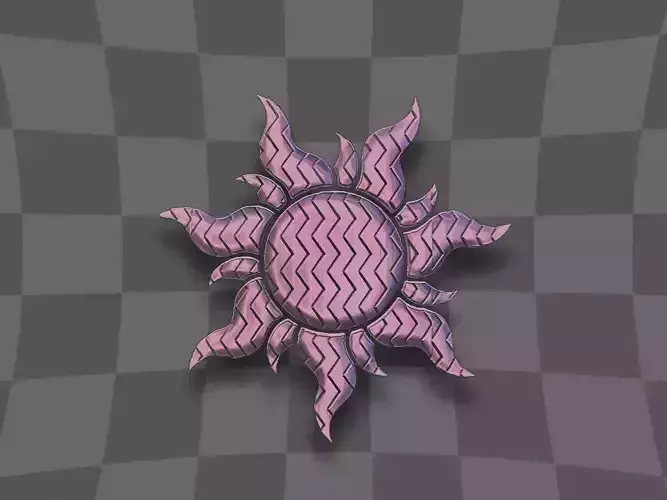 Sunflower for 3D printing and CNC 3D print model