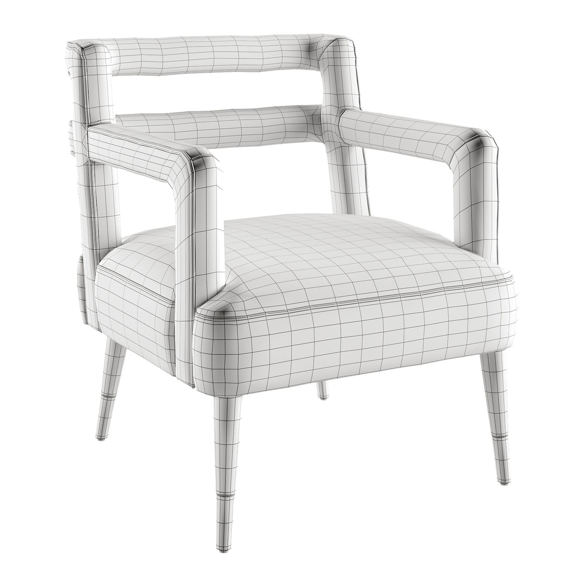 Armchair Aztrel Vista 3D model_2