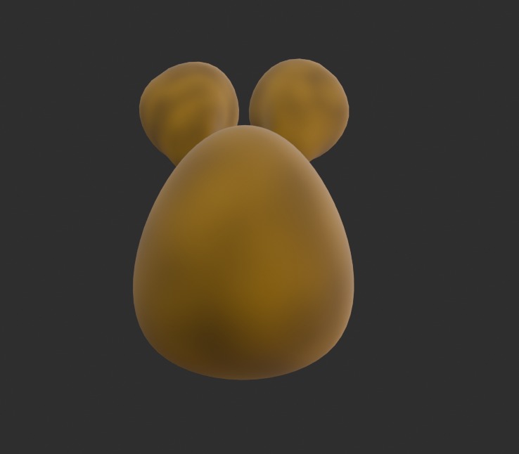 Pou - happy pou sad pou Low-poly 3D model_5