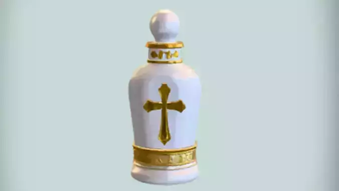 luxury perfume bottle  3D Game Ready Model