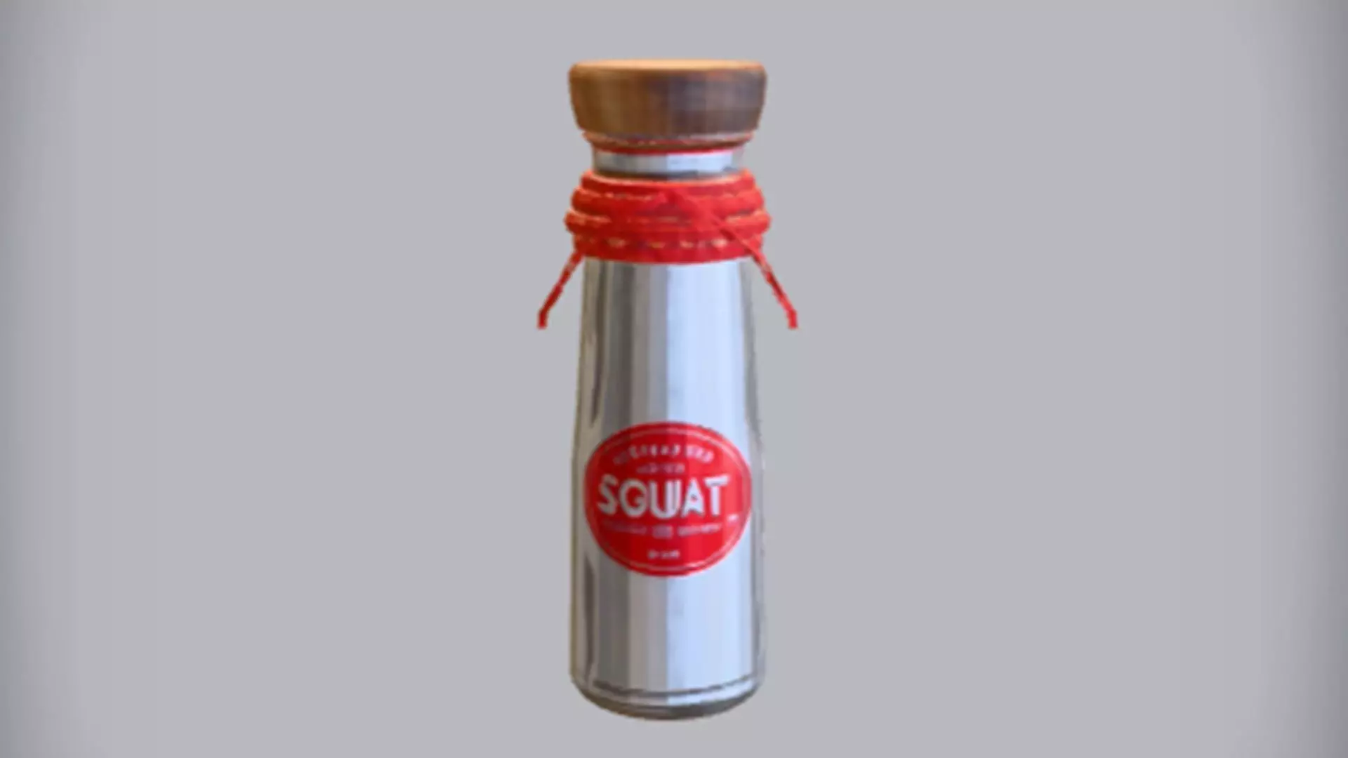 decorative glass bottle 3D Game Ready Model 3D model_0