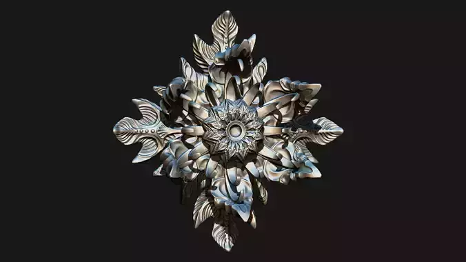 Two-Layer Flower 3D print model