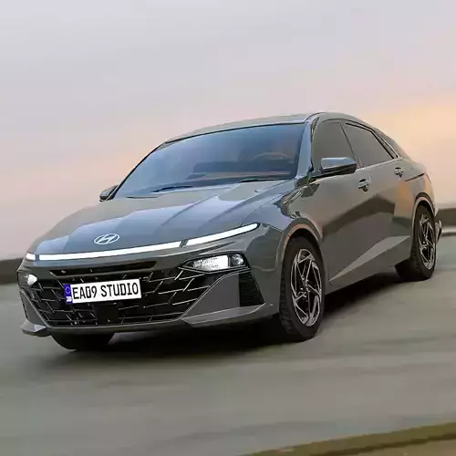 Hyundai Accent 2024 3D model