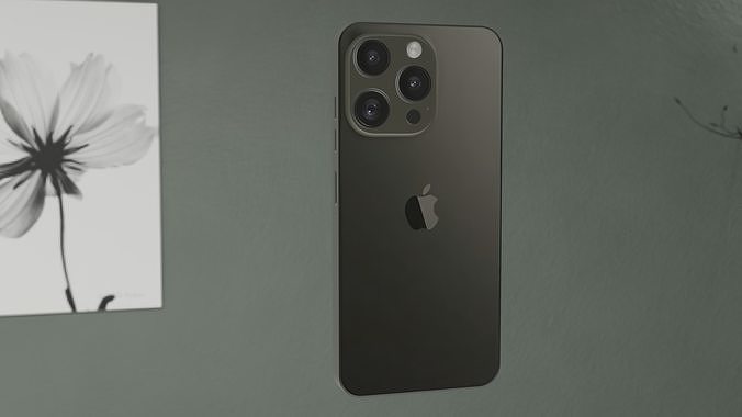 Iphone 15 Pro Max Low-poly 3D model