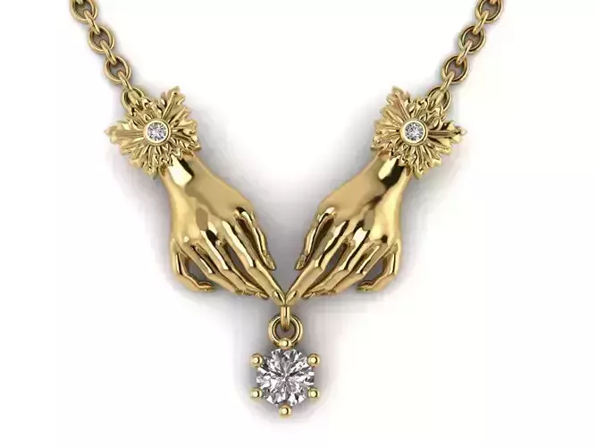 hand maria pendant