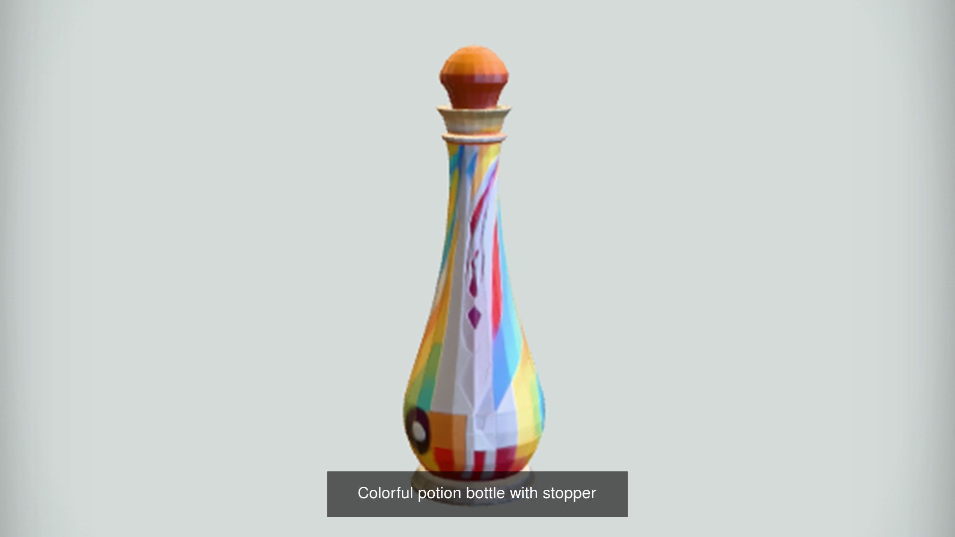 Comprehensive 3D model of Bottle Collection for Games Ready _78