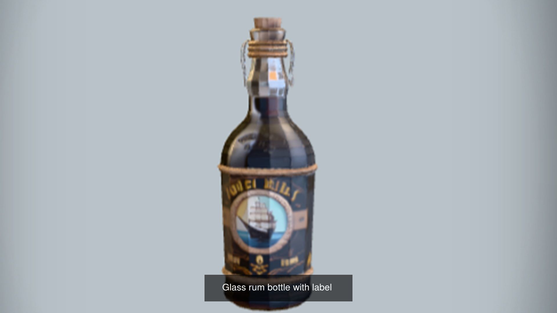 Comprehensive 3D model of Bottle Collection for Games Ready _26