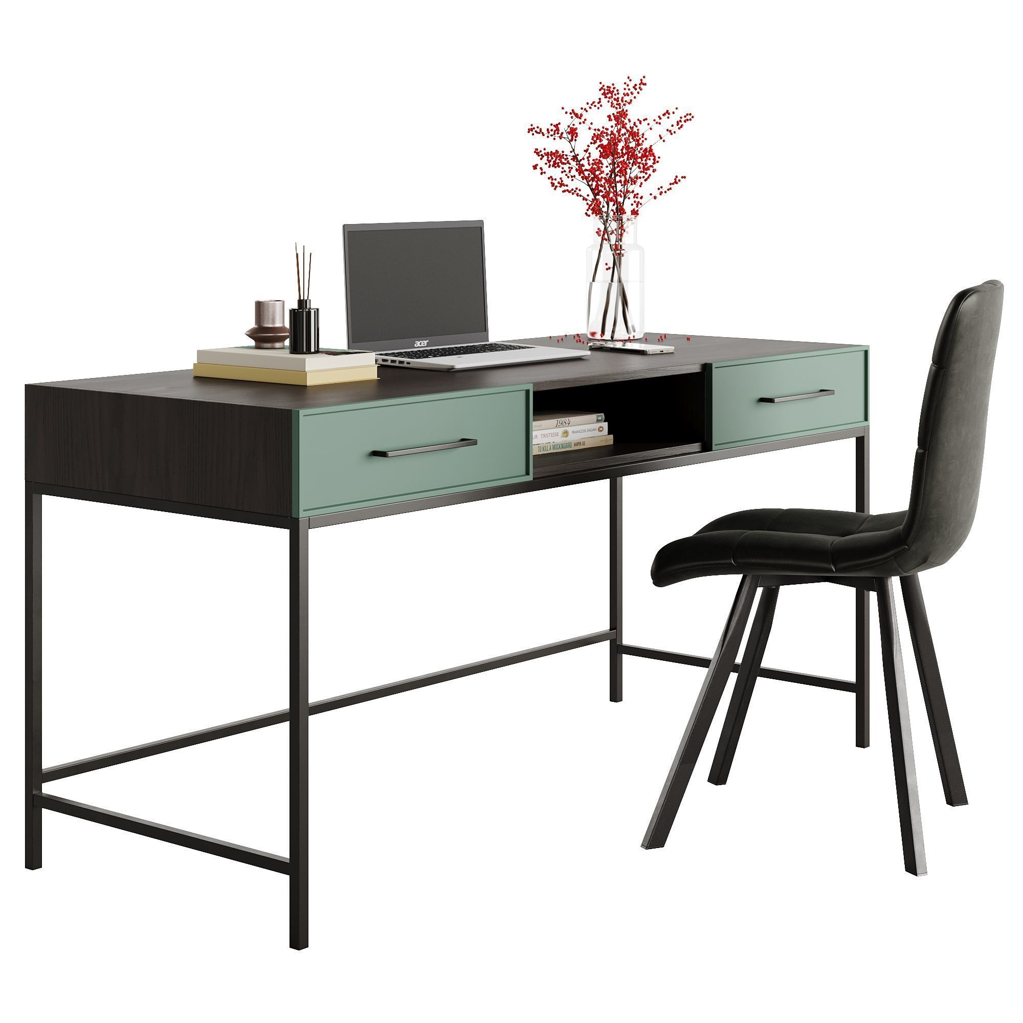 Writing table Nicole 3D model_4