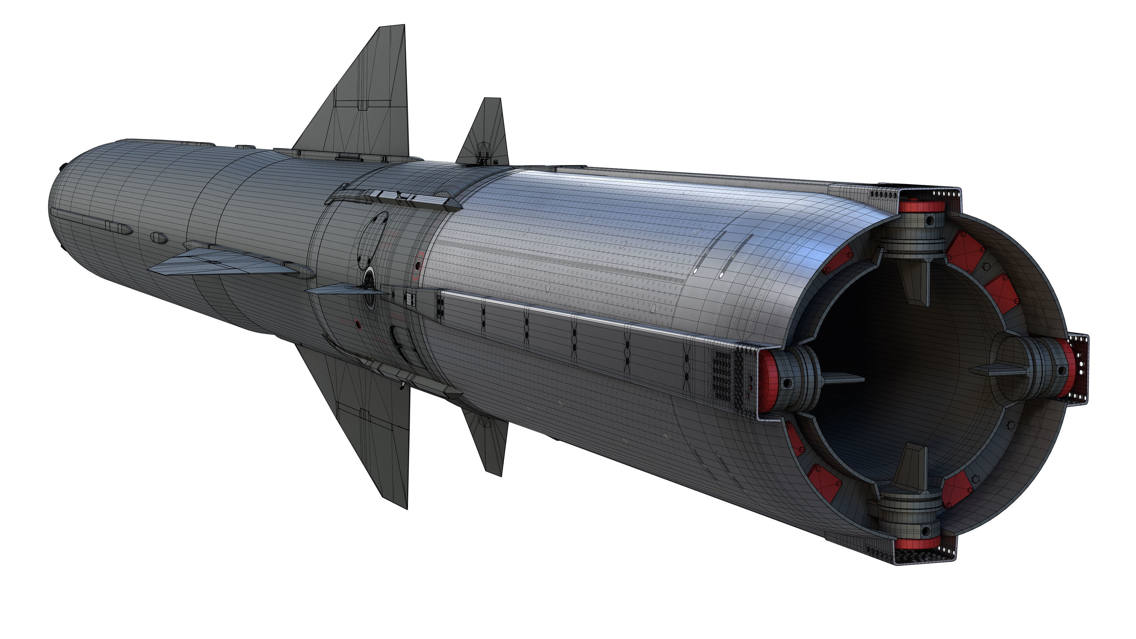 P-800 Oniks  Yakhont Bastion  SS-N-26 Strobile Brahmos 3D model_17