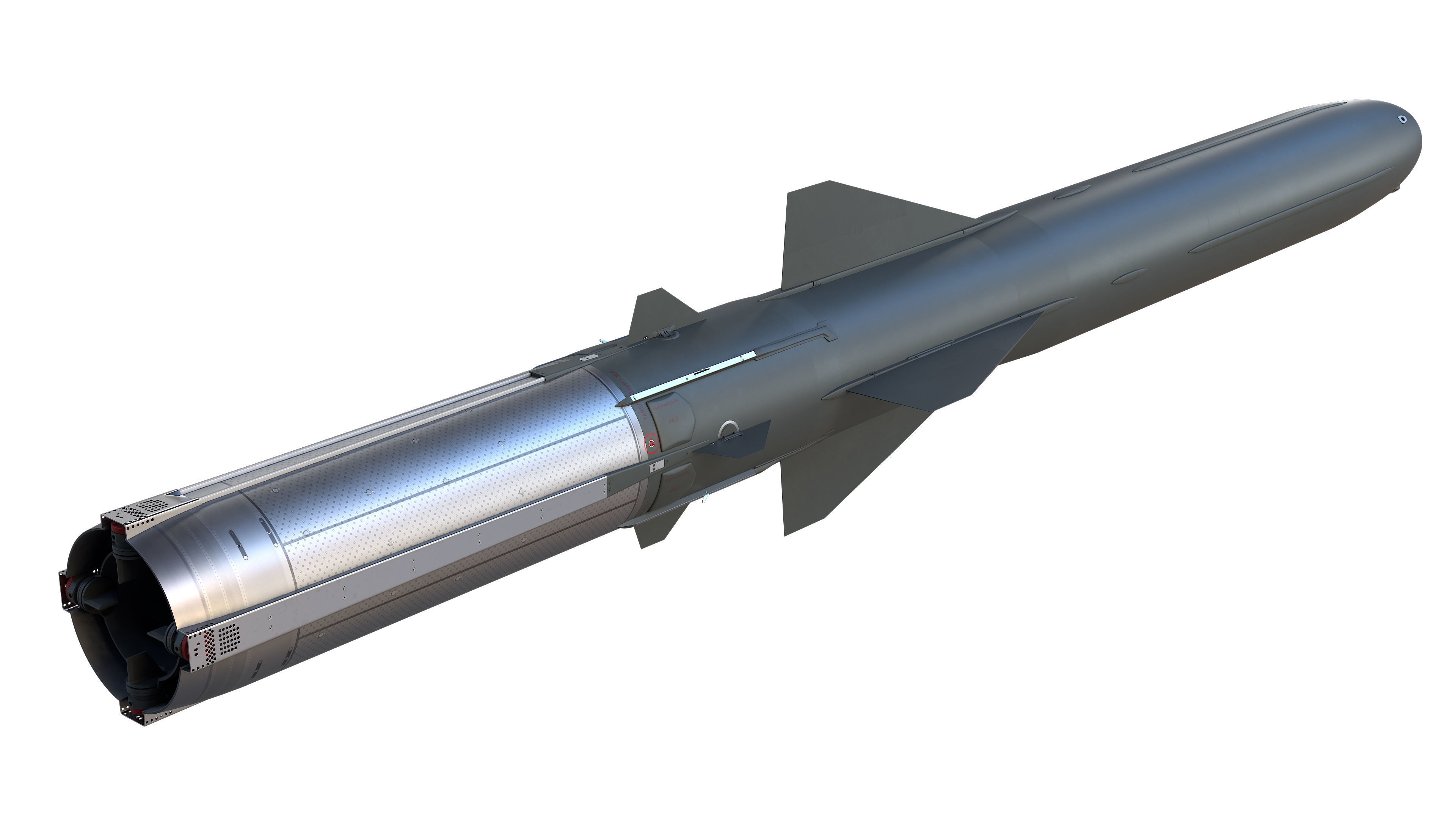 P-800 Oniks  Yakhont Bastion  SS-N-26 Strobile Brahmos 3D model_4