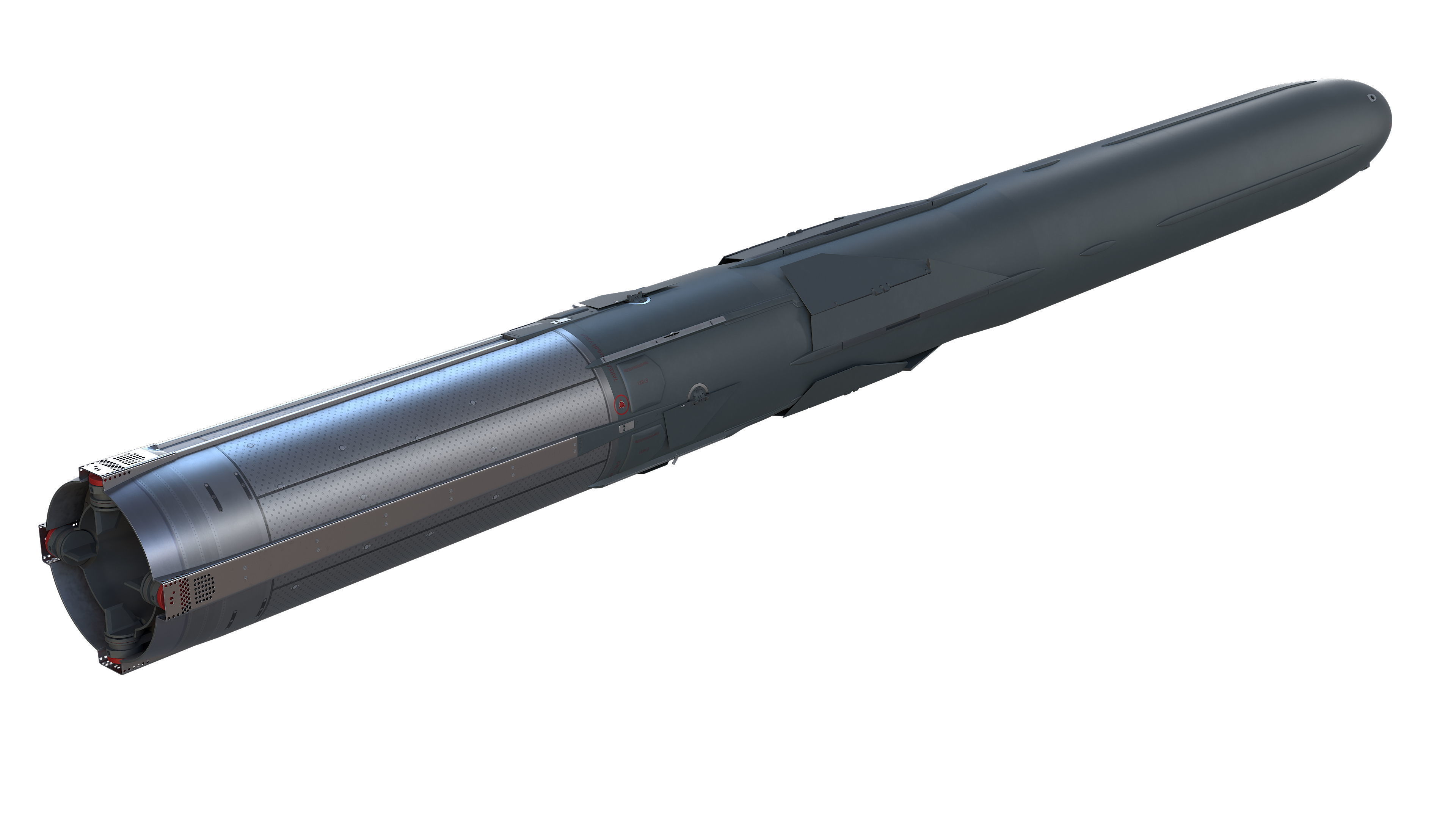 P-800 Oniks  Yakhont Bastion  SS-N-26 Strobile Brahmos 3D model_2