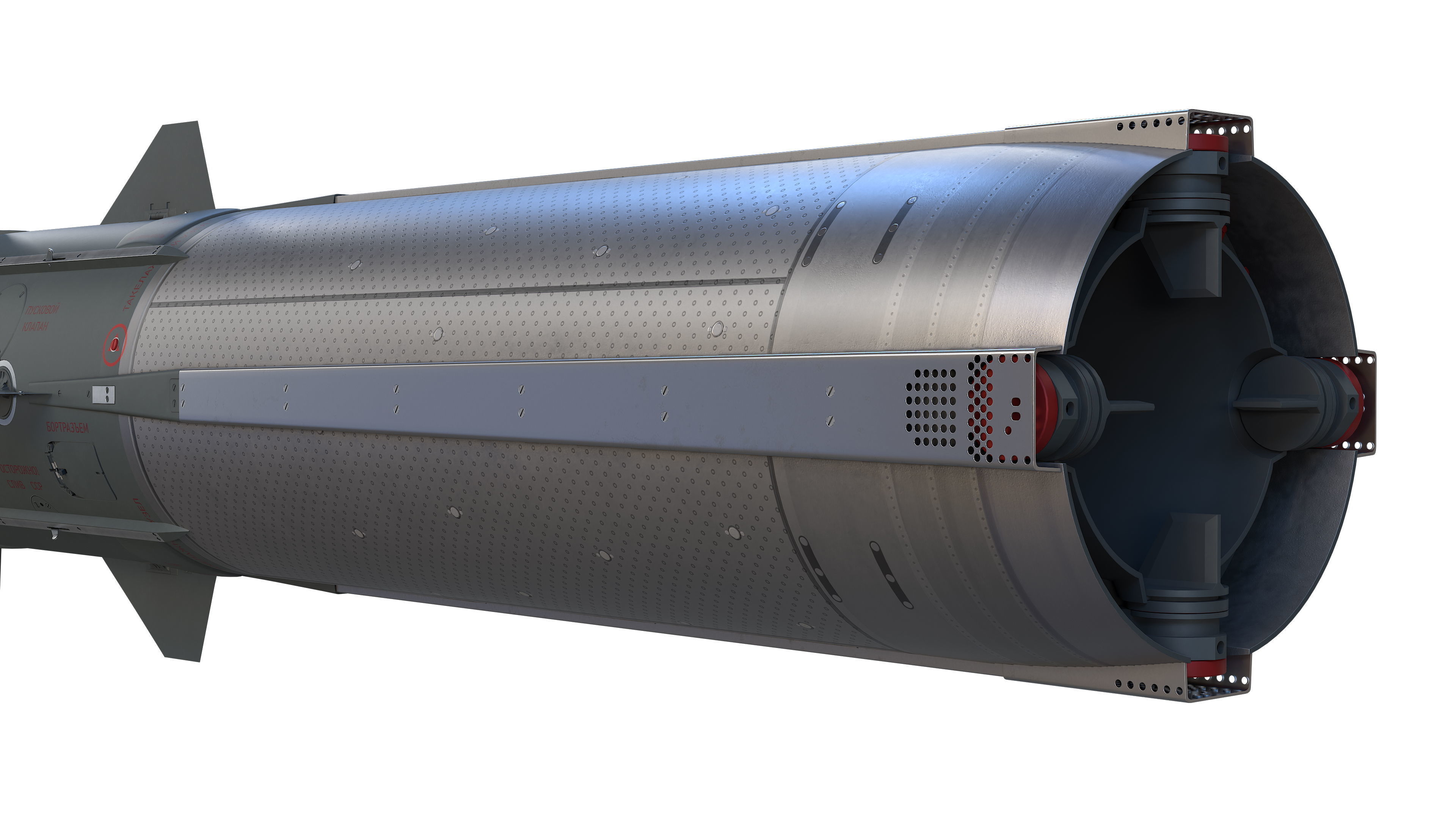 P-800 Oniks  Yakhont Bastion  SS-N-26 Strobile Brahmos 3D model_11