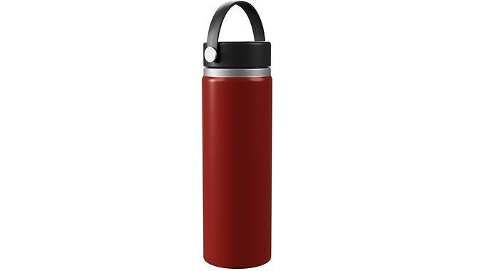 Water Bottle Low-poly 3D model