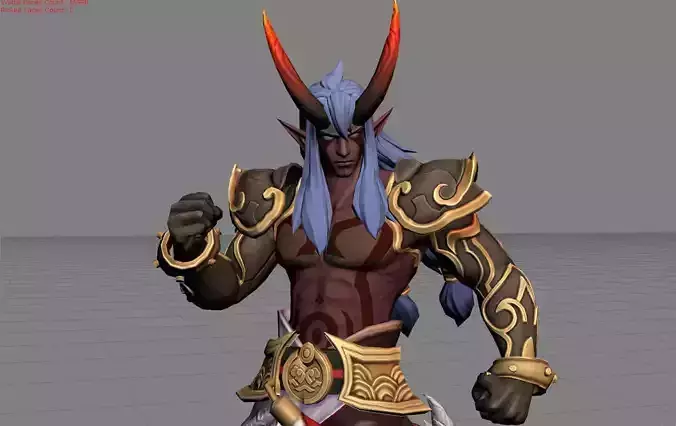 Badang Susanoo Low-poly 3D model