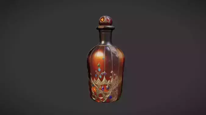 Jeweled Potion Bottle