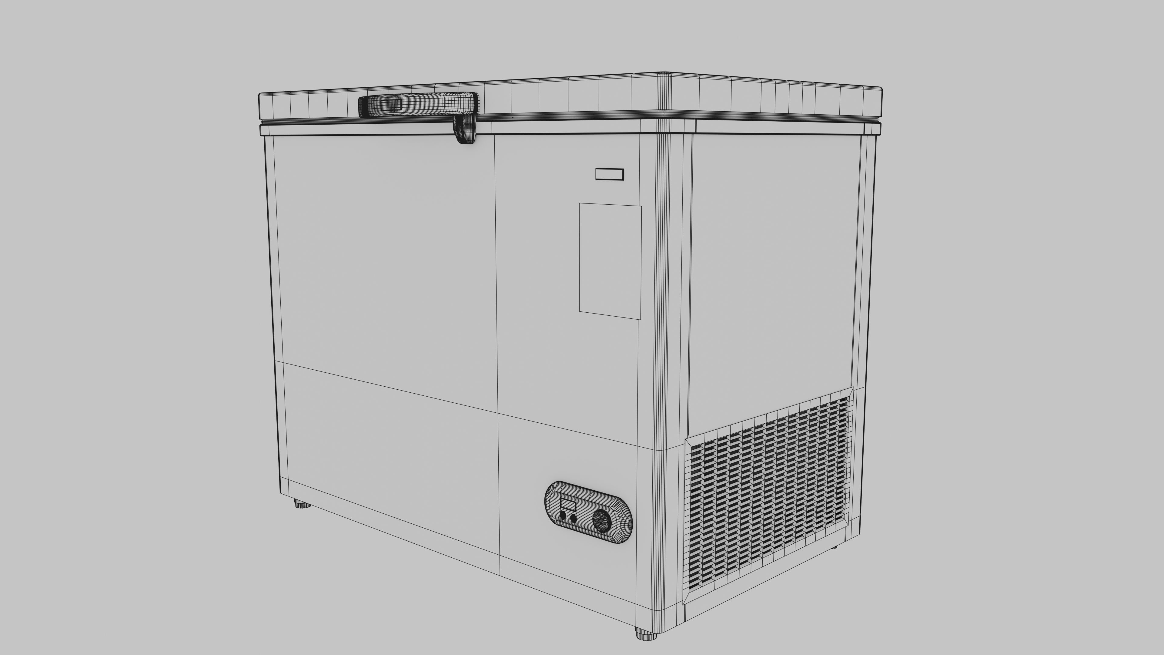 Chest Freezer 3D model_13