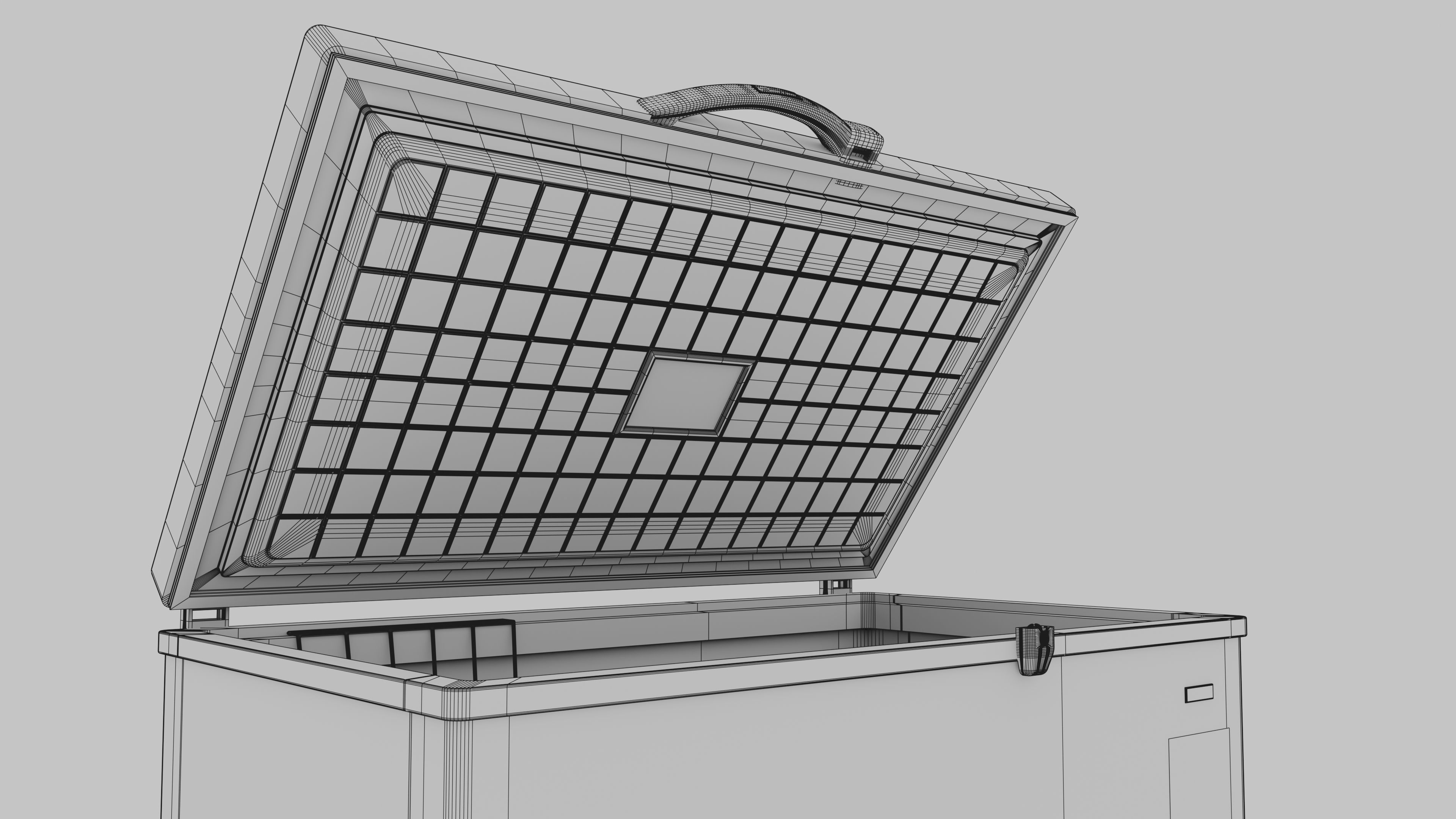 Chest Freezer 3D model_14