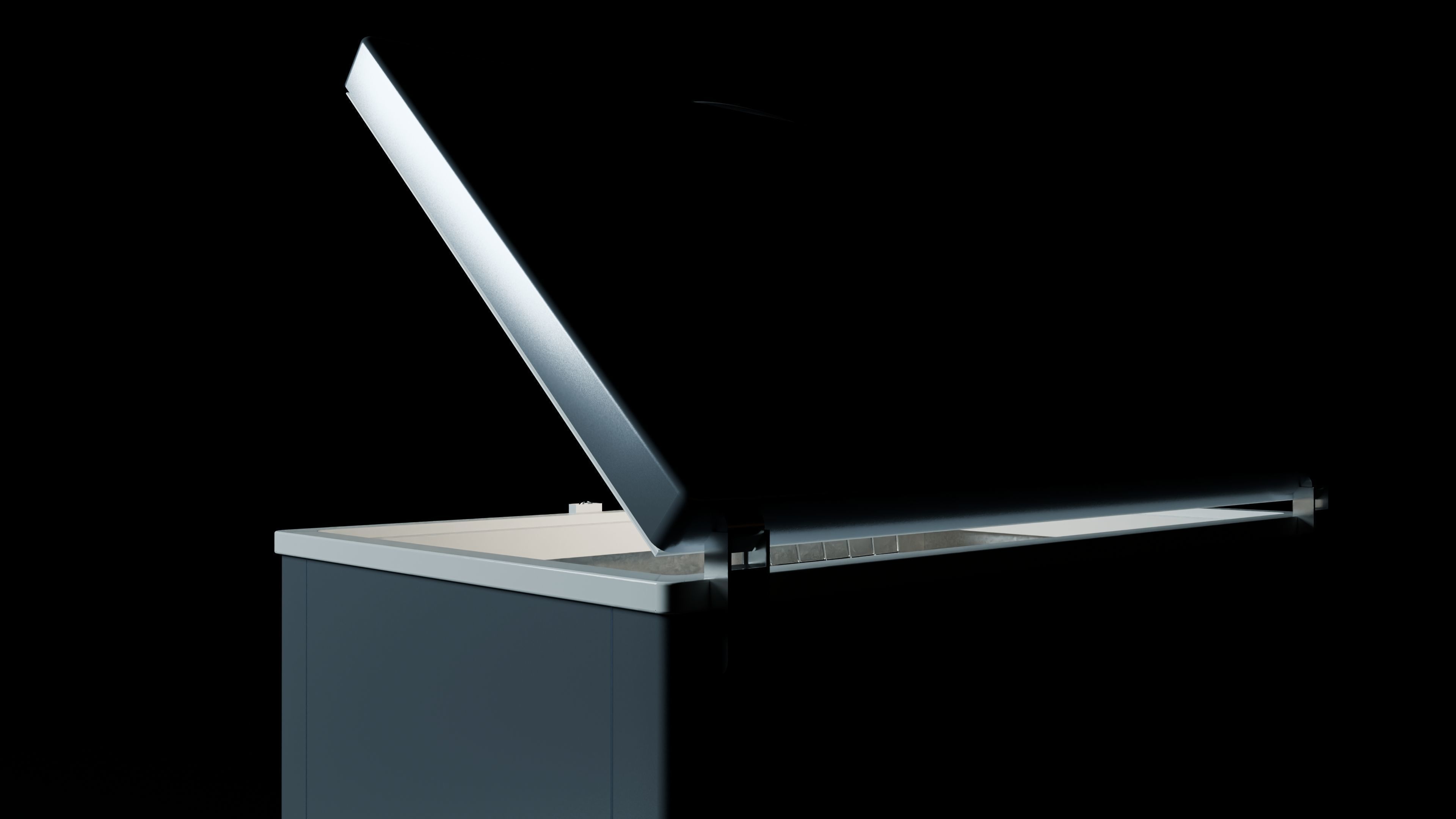 Chest Freezer 3D model_9