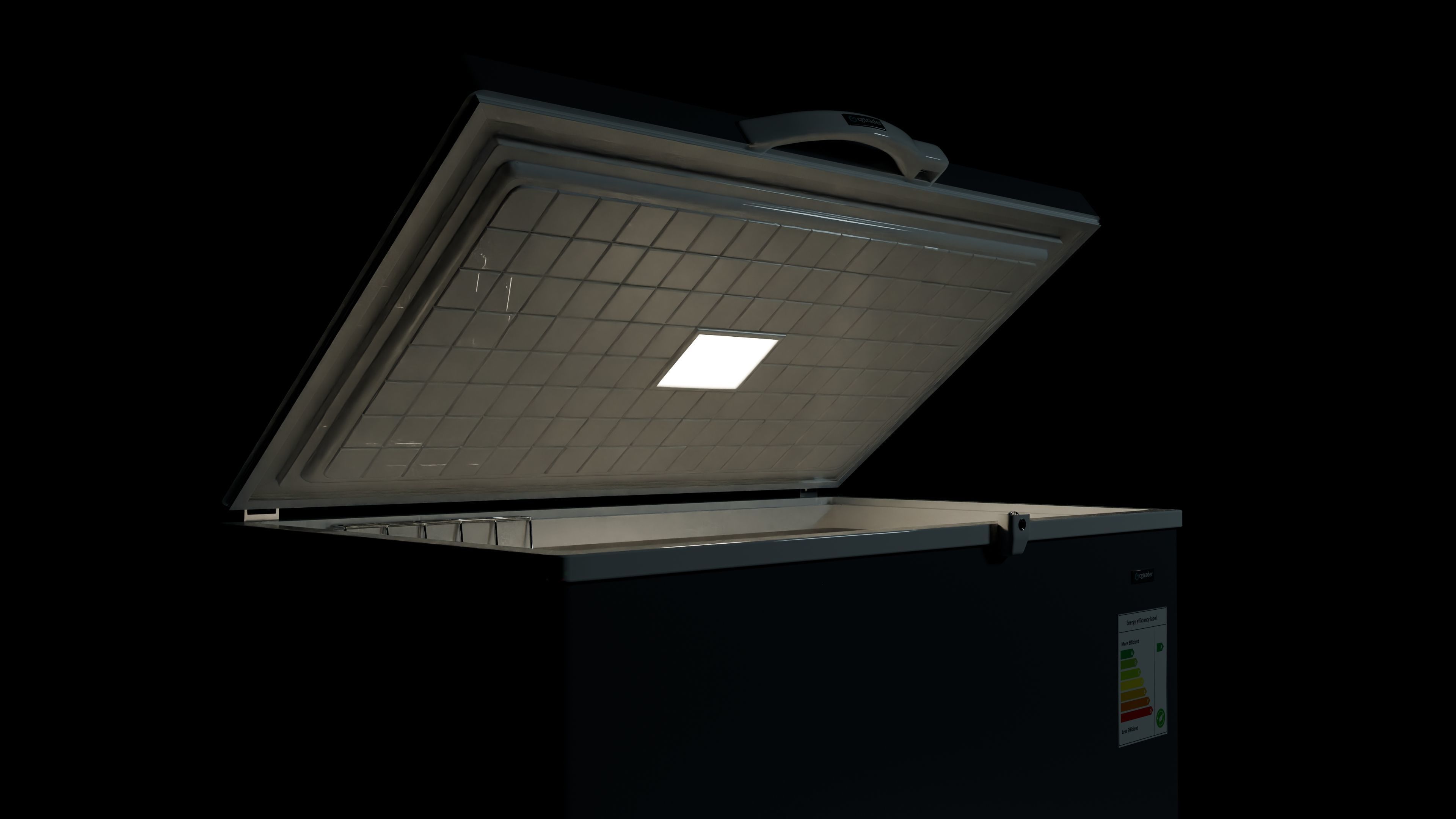 Chest Freezer 3D model_10