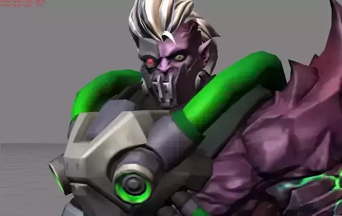 Balmond Bioroid Skin HD Low-poly 3D model