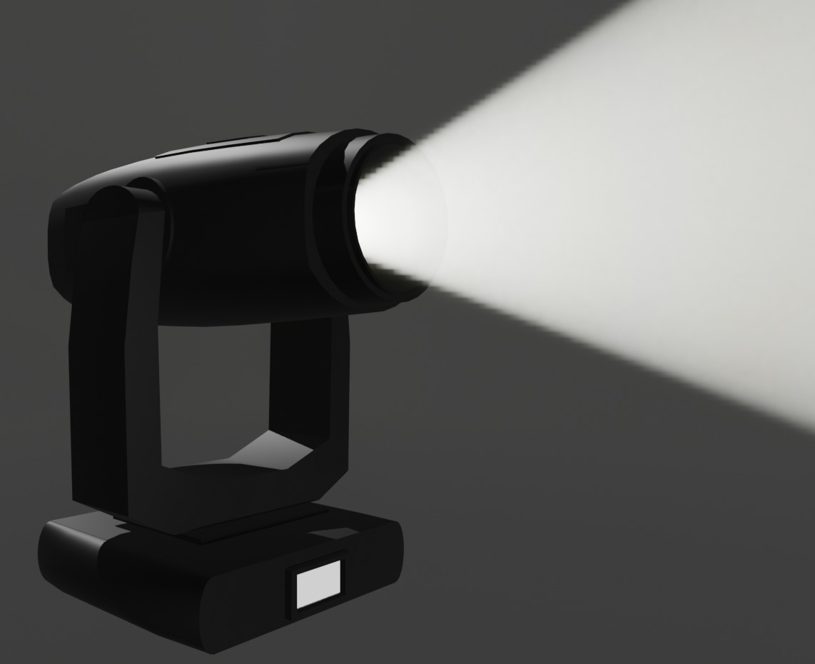 Moving head pedestal 1 A Japanese Ver Free low-poly 3D model_6