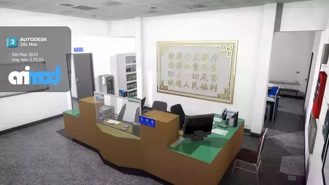 Tw Police Station 03 3D model