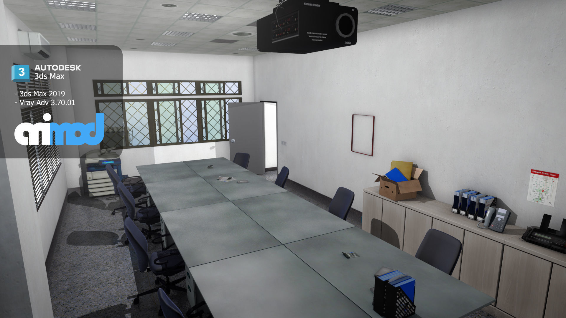 Tw Police Station 03 3D model_2