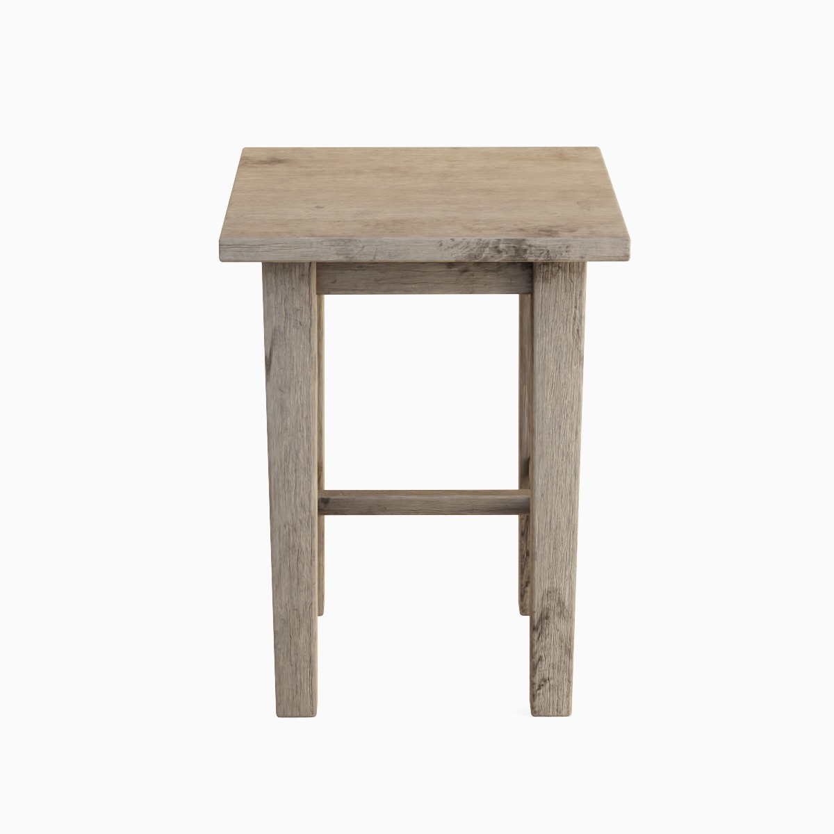 Wooden Chair 01 Low-poly 3D model_1