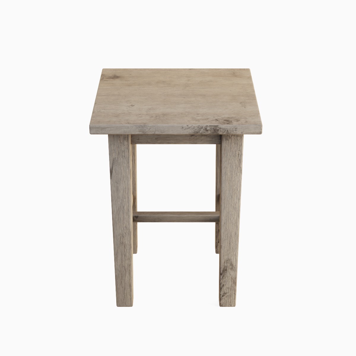 Wooden Chair 01 Low-poly 3D model_4