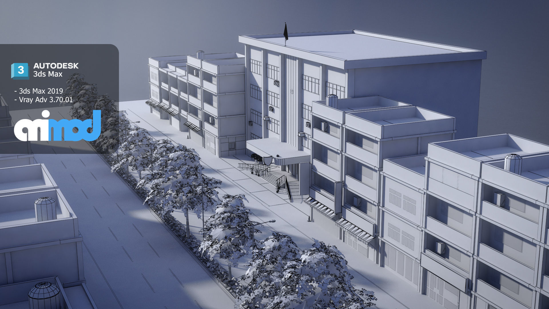 Tw Police Station 02 3D model_7