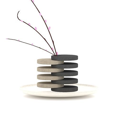 Decorative Tabletop Vase 3D model