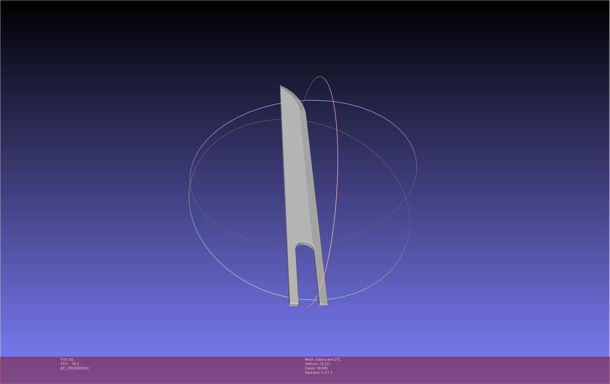 Chainsaw Man Katana Man Arm 3D print model_3