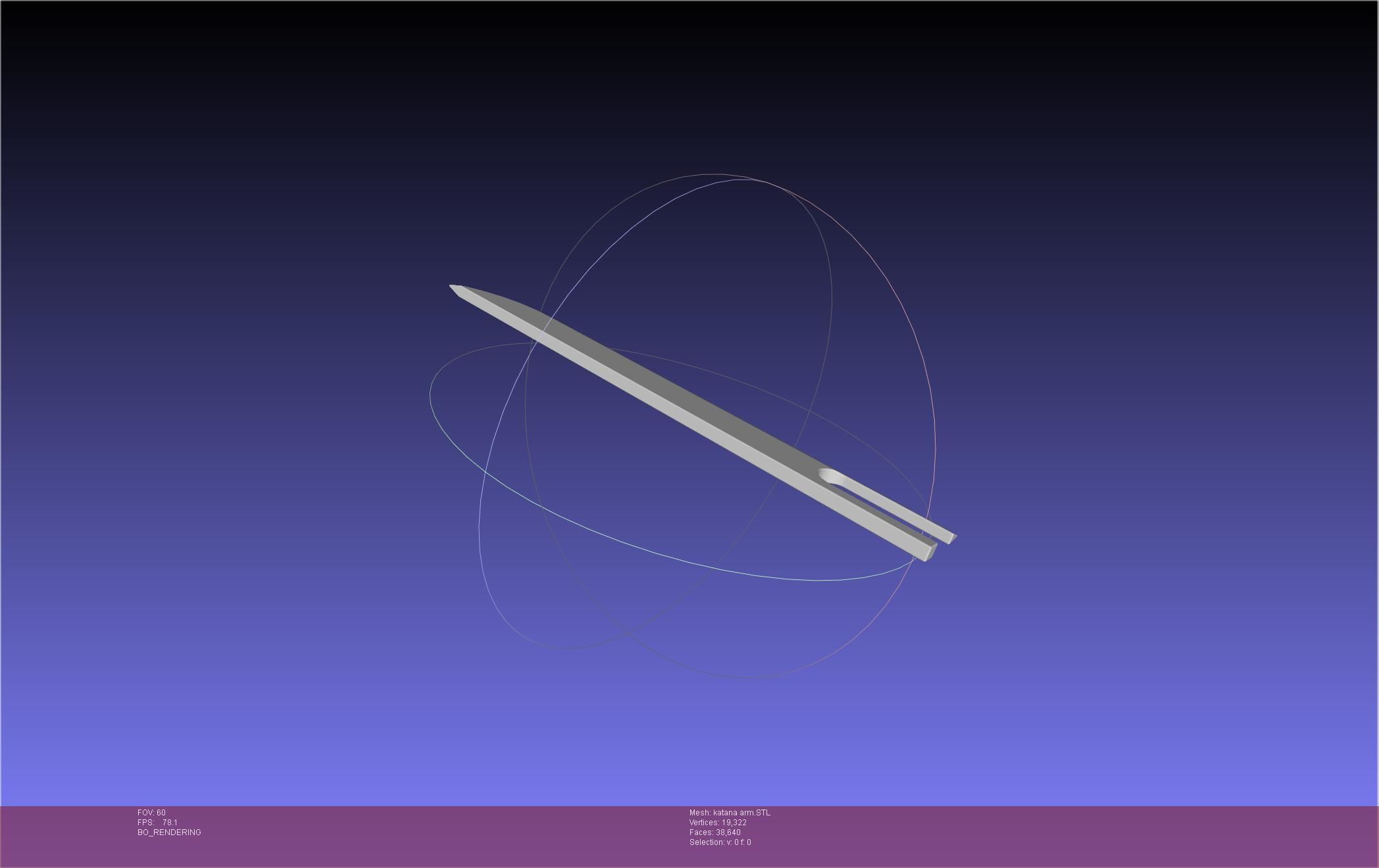 Chainsaw Man Katana Man Arm 3D print model_10