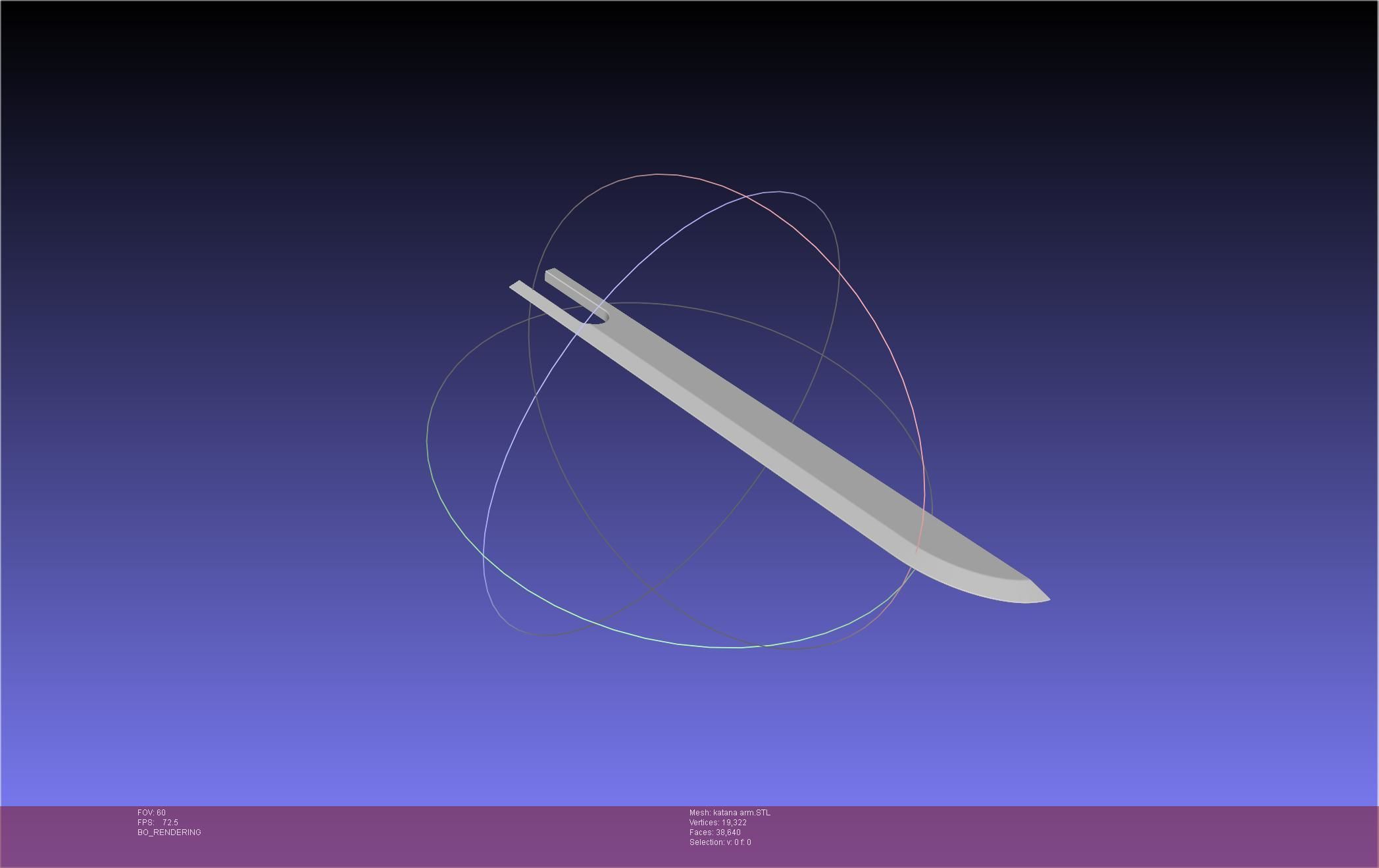 Chainsaw Man Katana Man Arm 3D print model_7