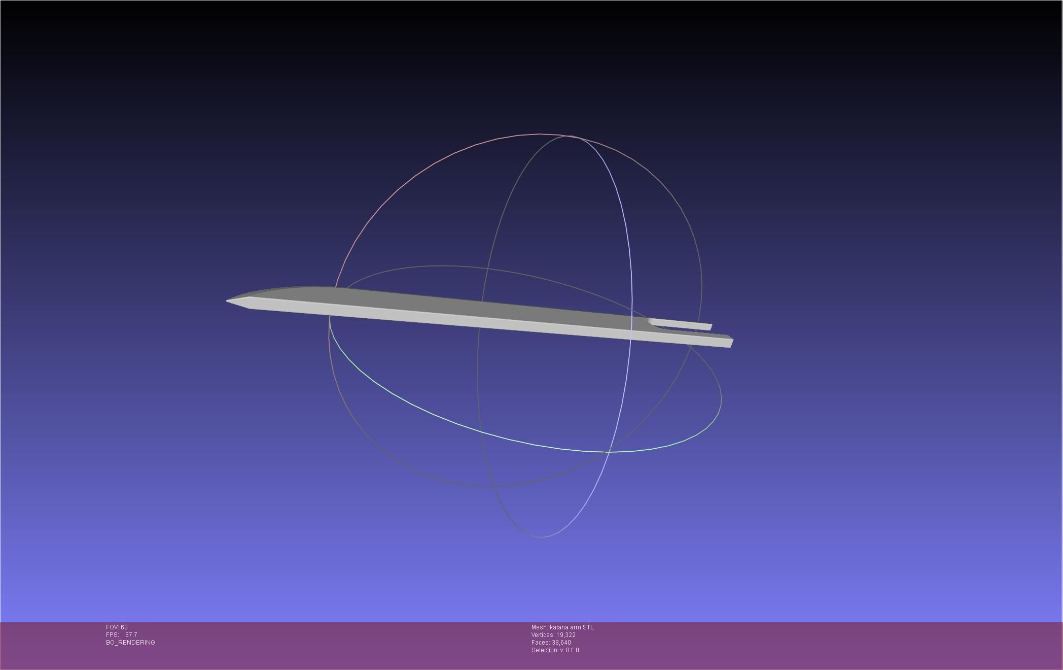 Chainsaw Man Katana Man Arm 3D print model_11