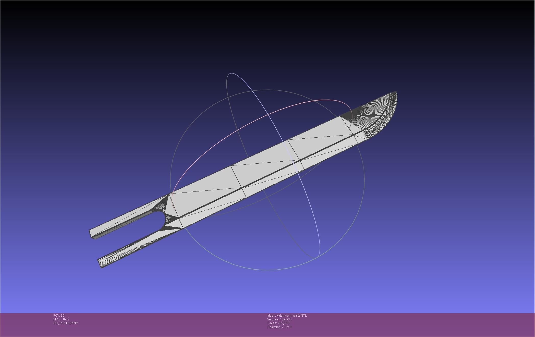 Chainsaw Man Katana Man Arm 3D print model_46