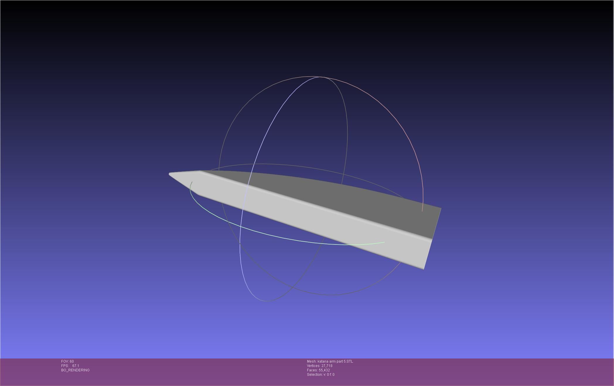 Chainsaw Man Katana Man Arm 3D print model_38