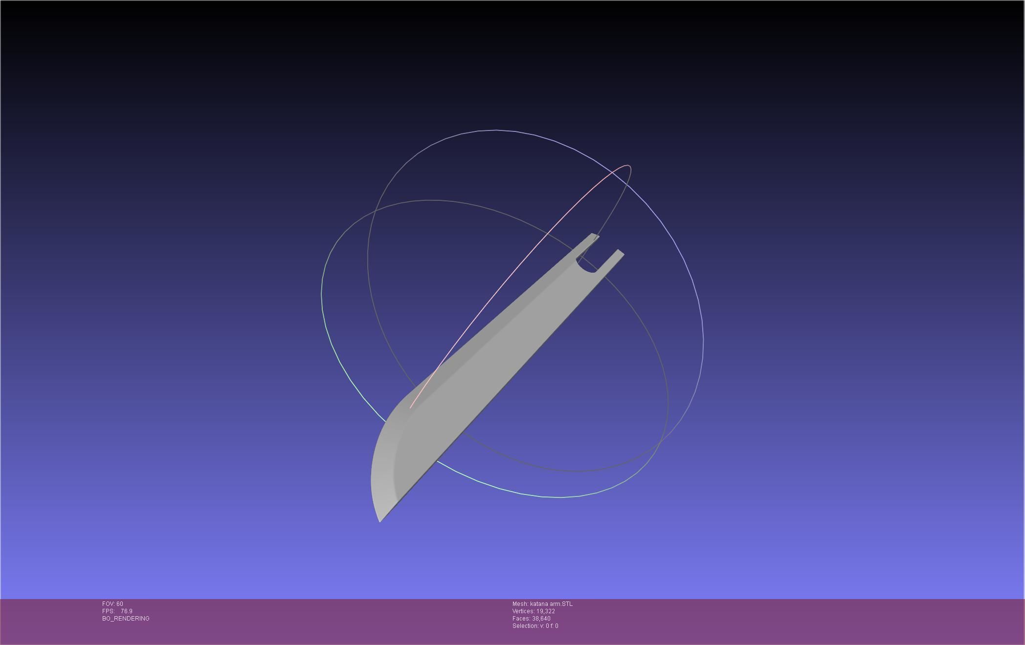 Chainsaw Man Katana Man Arm 3D print model_6