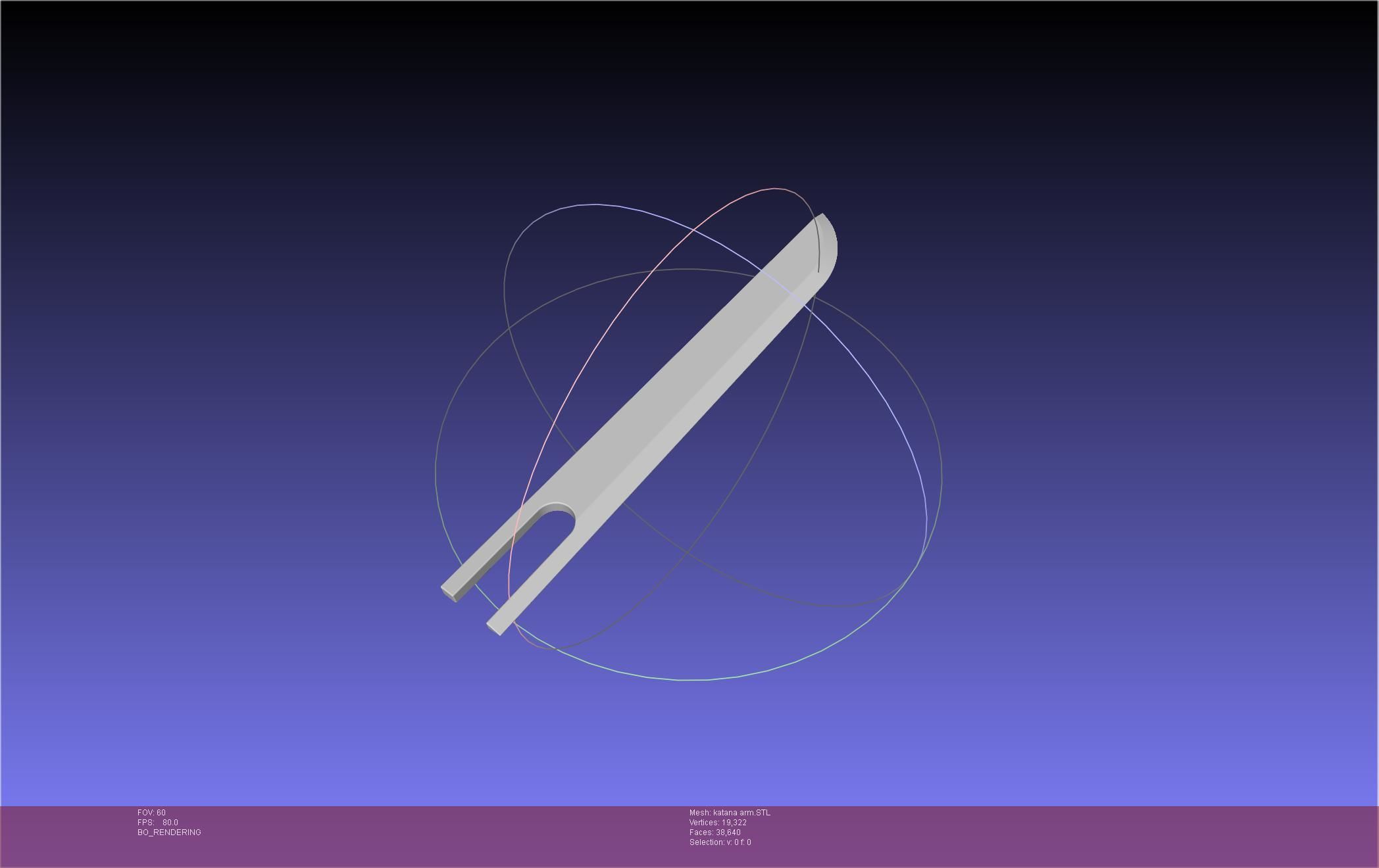 Chainsaw Man Katana Man Arm 3D print model_2