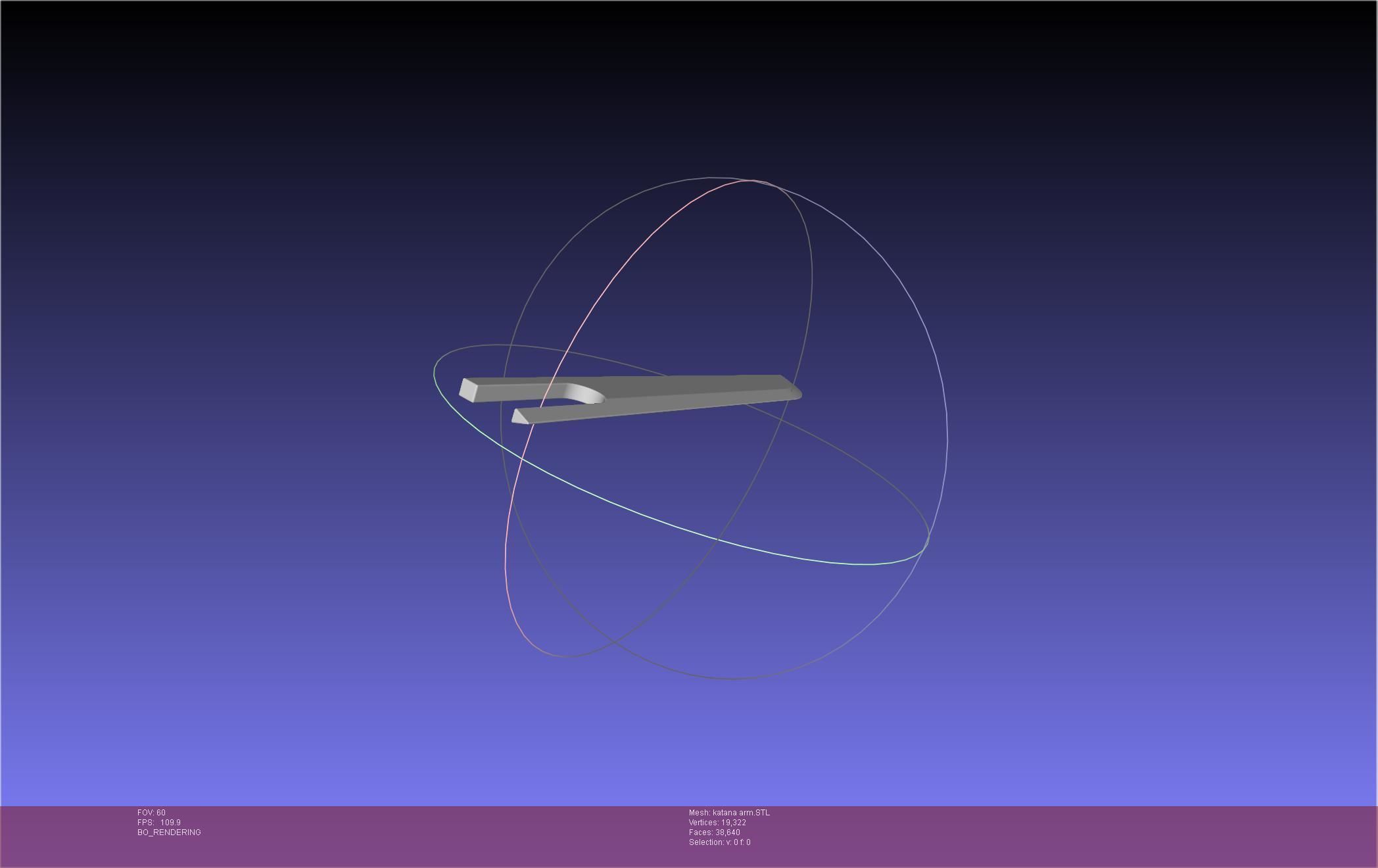 Chainsaw Man Katana Man Arm 3D print model_9