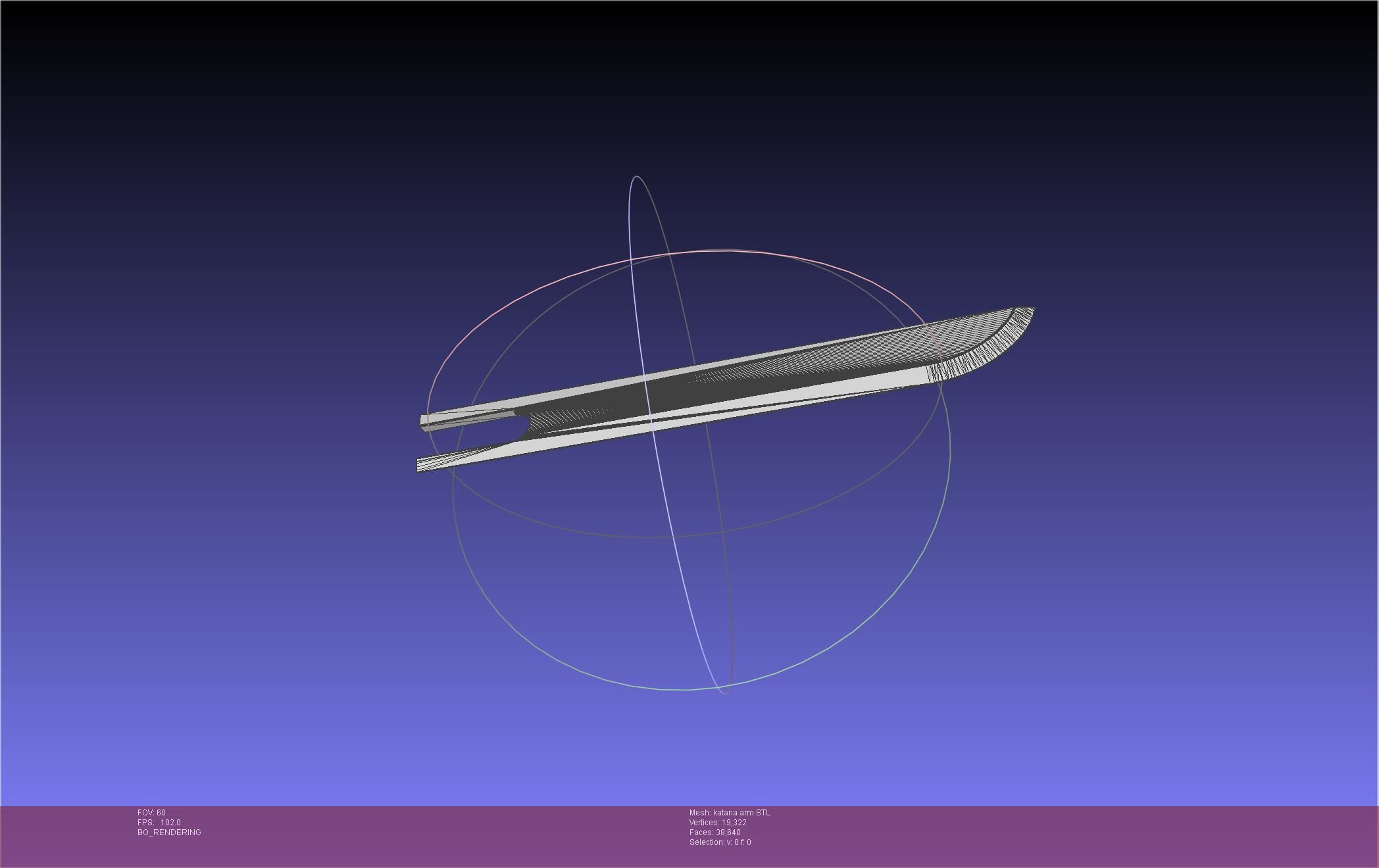 Chainsaw Man Katana Man Arm 3D print model_14