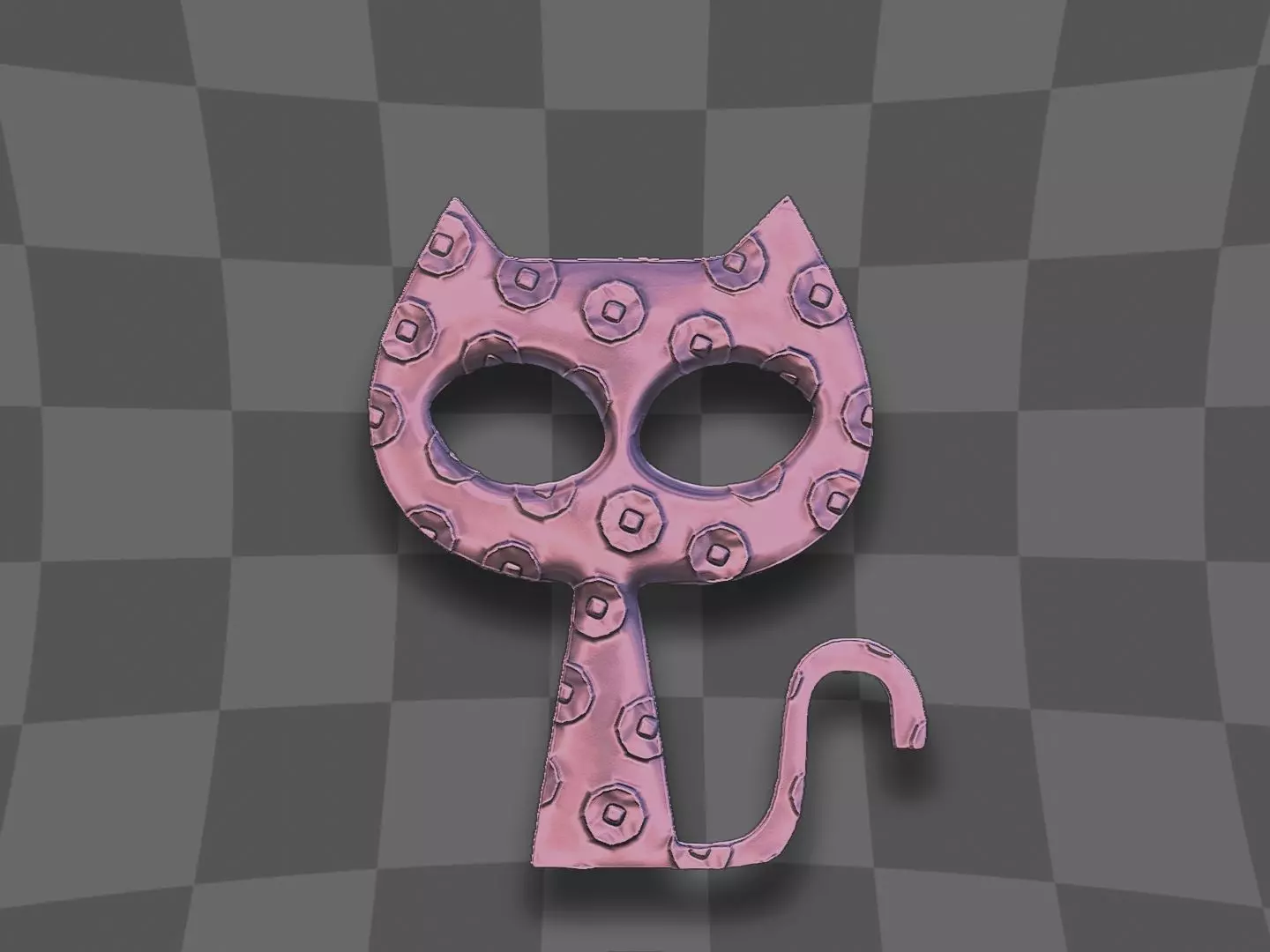 Cat for 3D printing and CNC 3D print model 3D print model_0