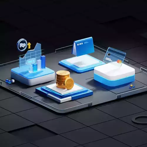  Isometric Digital Transform Iconic Platform 3D model