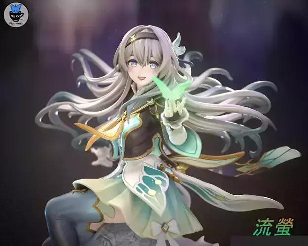 Firefly - Honkai Star Rail Game Figure For 3D Printing 3D print model