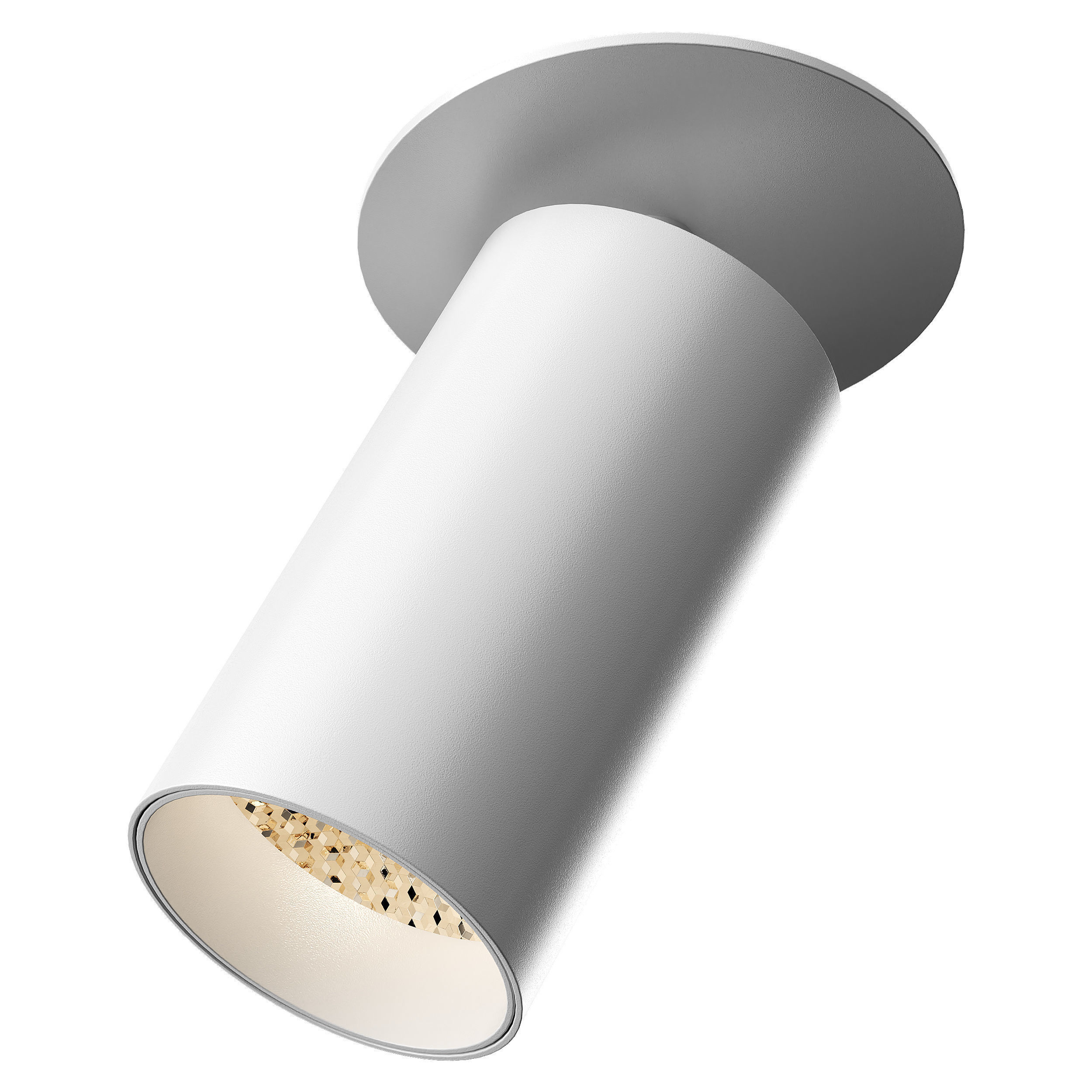 Can 50 Recessed Low-poly 3D model_10