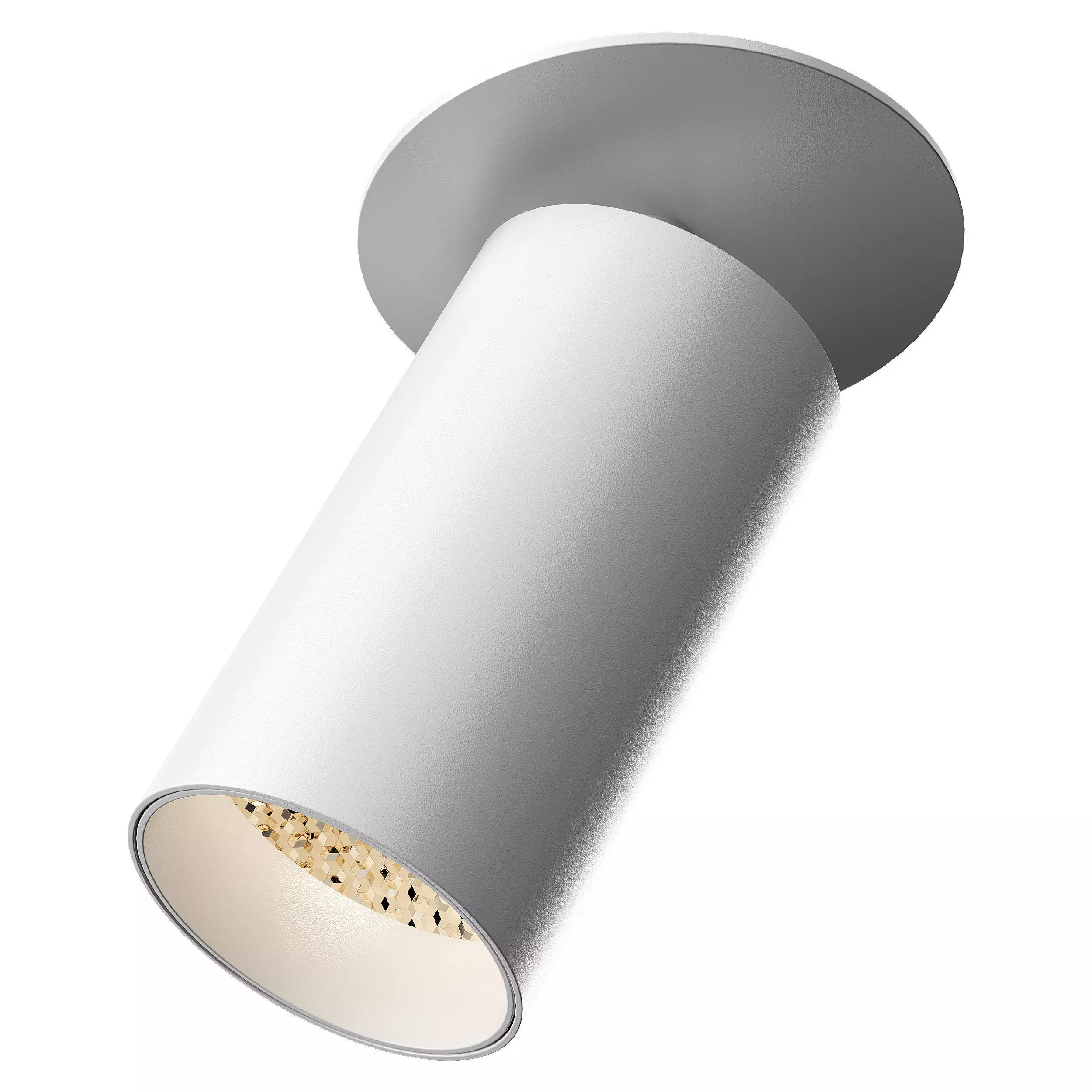 Can 50 Recessed Low-poly 3D model_0